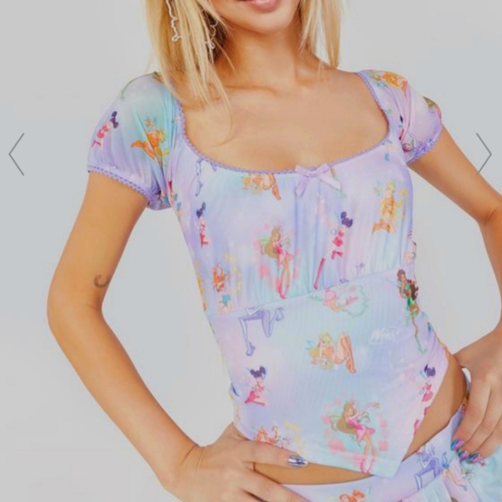 NWT Dollskill x Winx Club Cropped Top